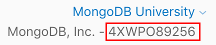 An Apple team ID in the Apple Developer Portal
