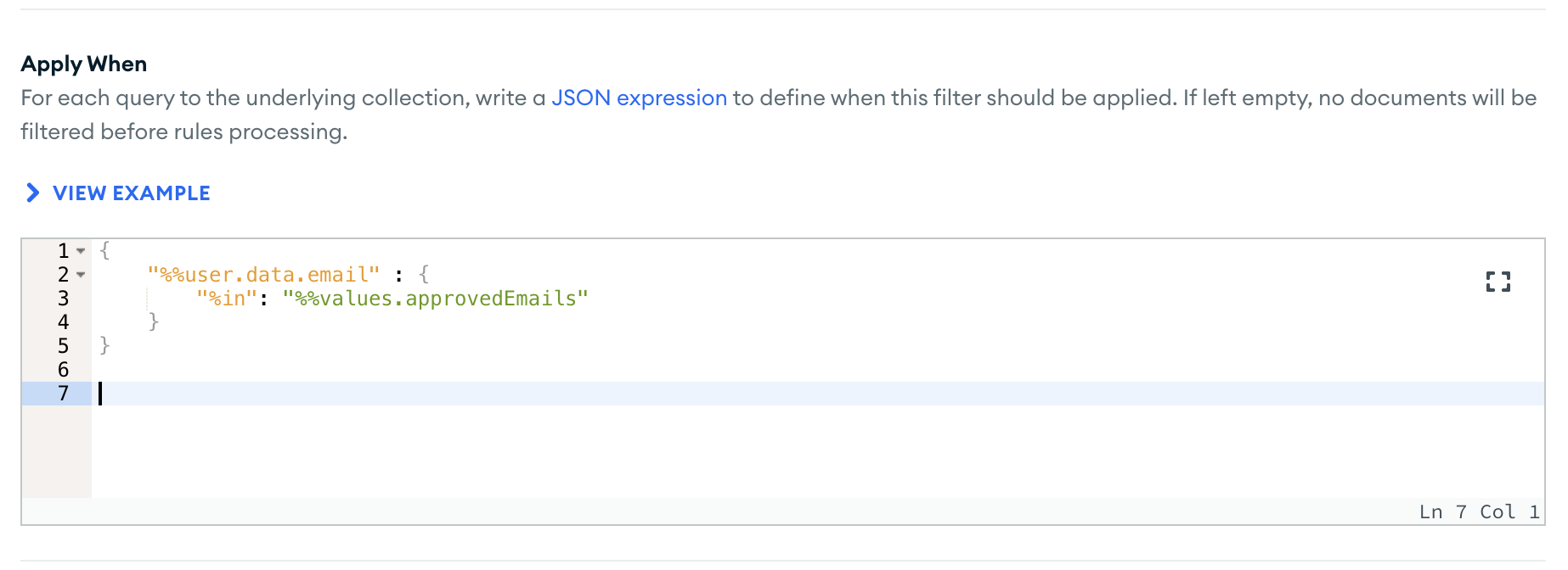 Filter Apply When Input Screenshot
