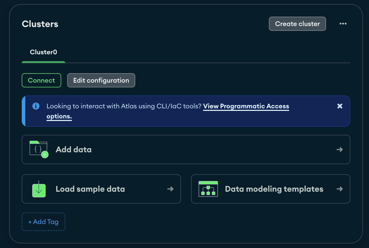 Screenshot of the UI